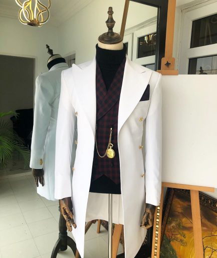 A Reloaded “Battle Of Stalingrad” White Trench Coat