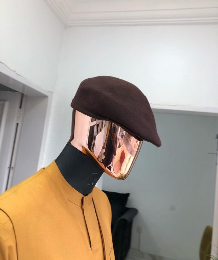 A brown Kangol Mens Fashion Hats