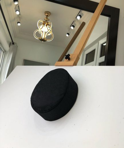 A Black Wool African Traditional Hats