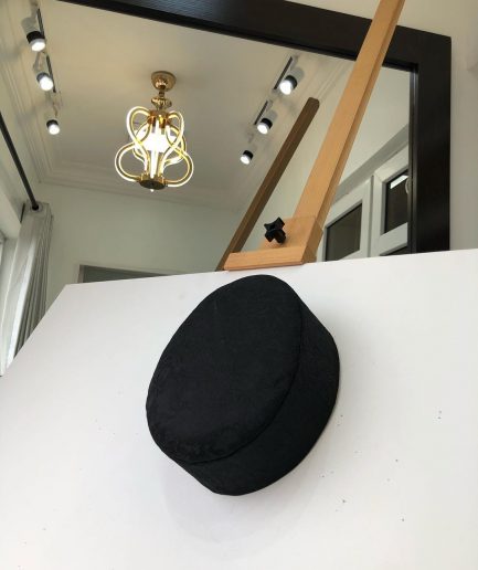 A Black Wool African Traditional Hats