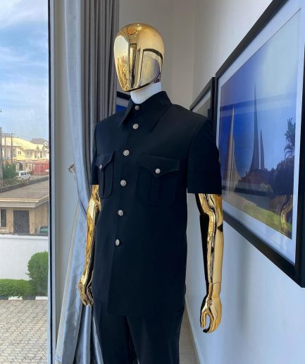 The Black Vintage “Havana” French Safari Suit
