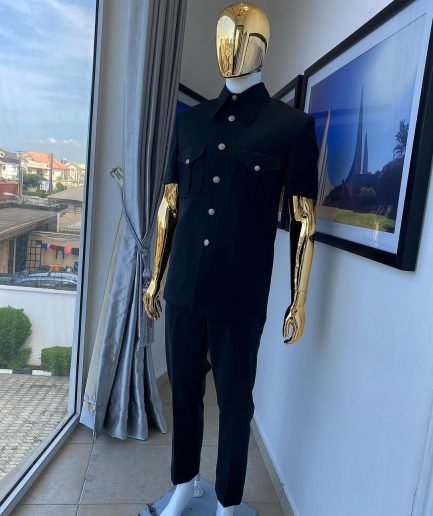 The Black Vintage “Havana” French Safari Suit