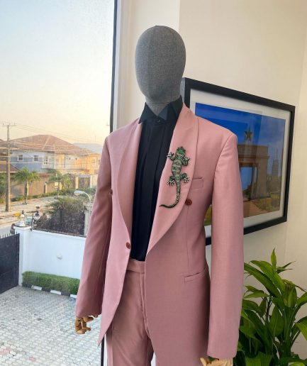 A Shade of Mauve, Single Breasted Shawl Lapel Suit