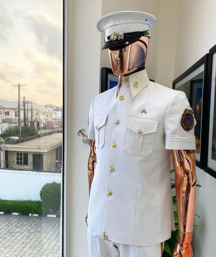 The Snow  White “Pearl Harbor” Vintage “Havana” French Safari Suit