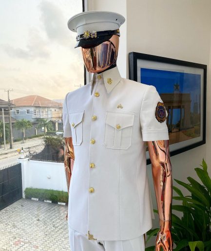 The Snow  White “Pearl Harbor” Vintage “Havana” French Safari Suit