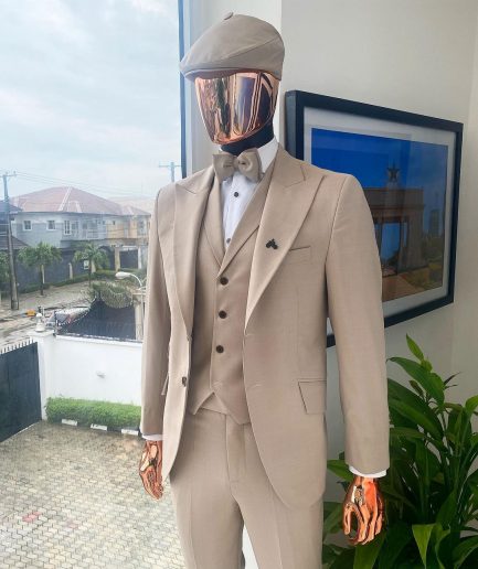 A Bisque Brown Reloaded “Peaky Blinders” Peak Lapel Suit