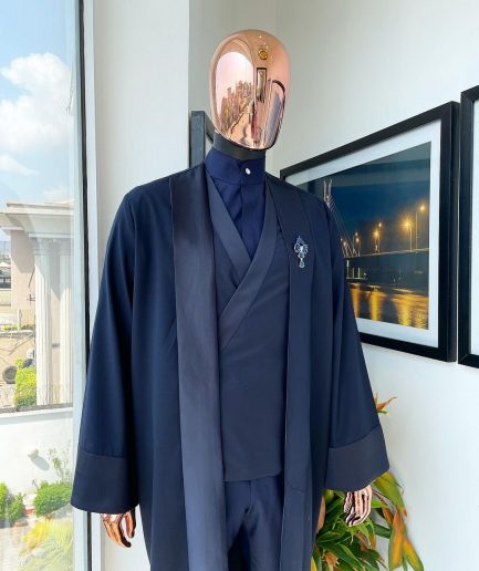 A Monochrome Midnight Blue “Samurai” Cloxedo