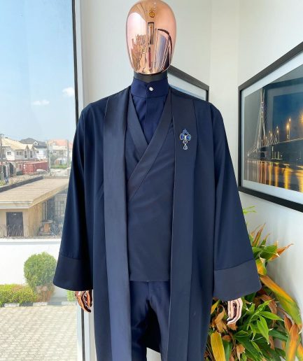 A Monochrome Midnight Blue “Samurai” Cloxedo