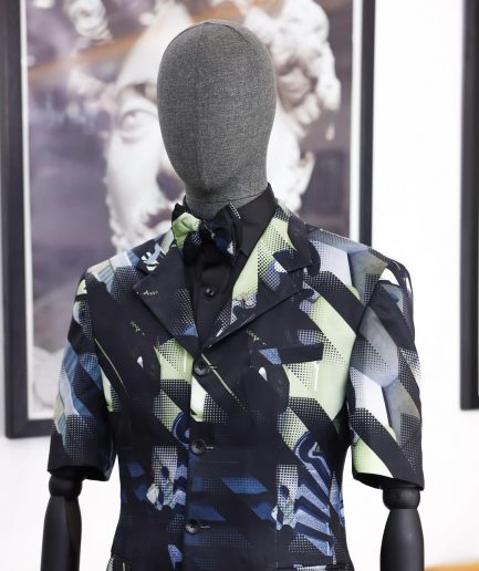 A “redeemer” 3d printed short sleeve safari suit