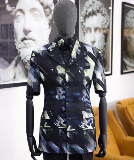 A “redeemer” 3d printed short sleeve safari suit