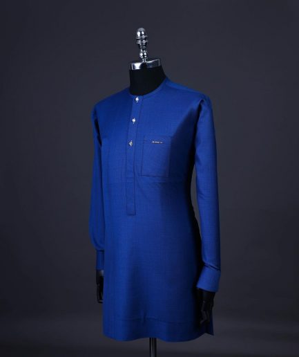A Cobalt blue, front flap with clear view Swarovski details  .