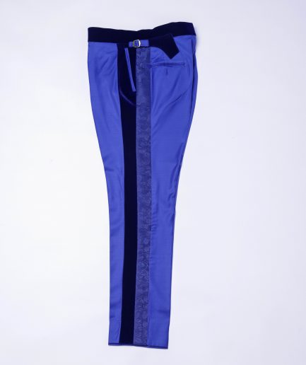 A Royal Blue tuxedo pant Trouser