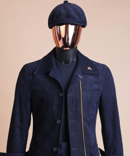 A Navy Blue Corduroy Jacket