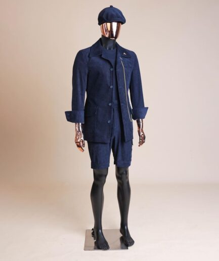 A Navy Blue Corduroy Jacket