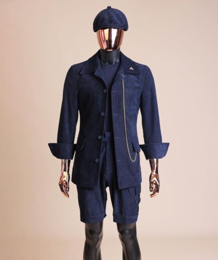 A Navy Blue Corduroy Jacket