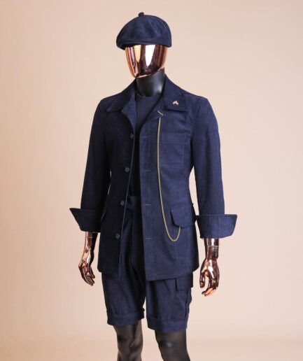 A Navy Blue Corduroy Jacket