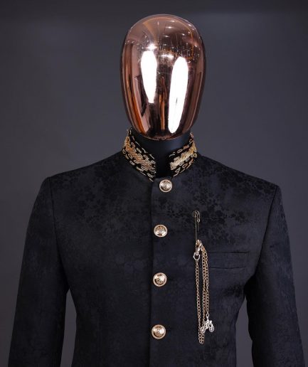 The “Prince of Persia” black ceremonial trench suit