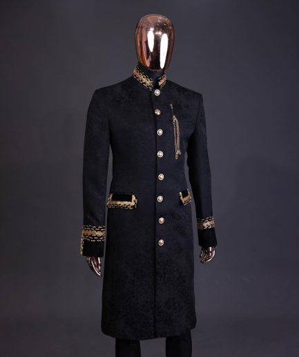 The “Prince of Persia” black ceremonial trench suit