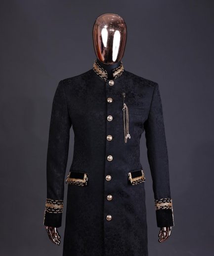 The “Prince of Persia” black ceremonial trench suit