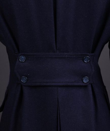 A Navy blue – Jorgecarli Vogue jacket - “Sicilian” peak lapel trench double breasted suit