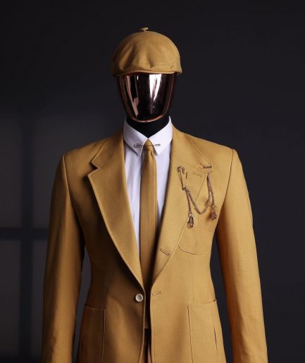 A Mustard Yellow Linen Jacket