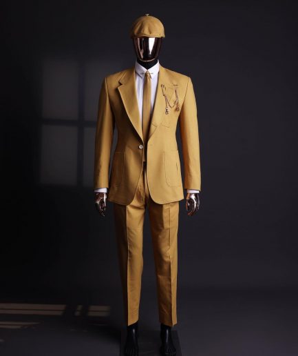 A Mustard Yellow Linen Jacket