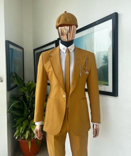 A Mustard Yellow Linen Jacket