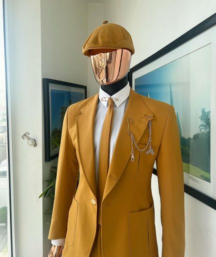 A Mustard Yellow Linen Jacket
