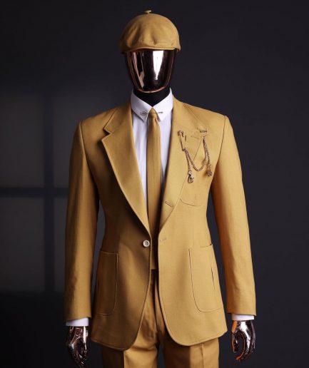 A Mustard Yellow Linen Jacket