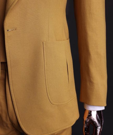 A Mustard Yellow Linen Jacket