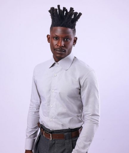 An Oxford Light Grey Business Shirt.