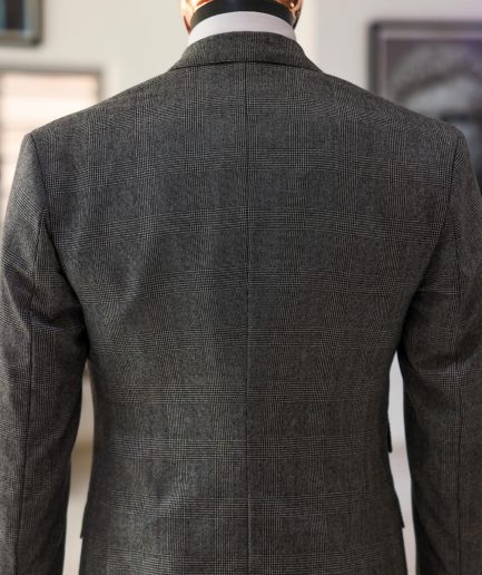 A Prince Of Wales Check Business Suit.