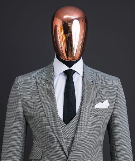 A Houndstooth Check Business Suit.