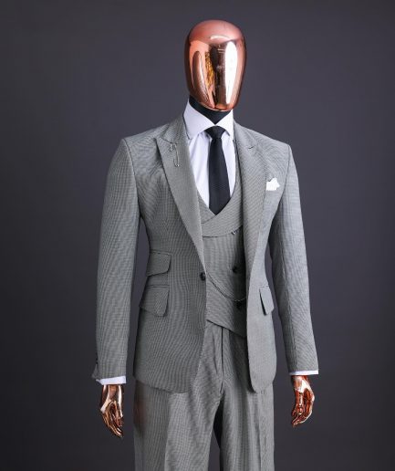 A Houndstooth Check Business Suit.
