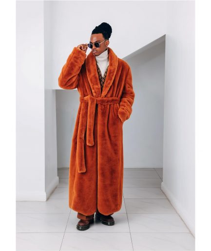 The Rust Brown Overall Fur-Coat.