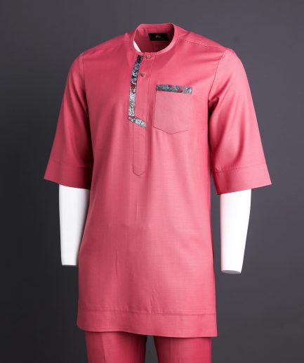 A Rogue Pink, Paisley Mix Kaftan.