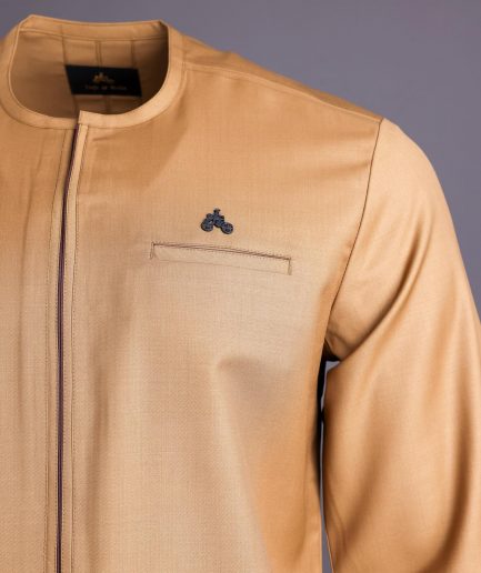 Tortilla brown 3/4 sleeve kaftan.