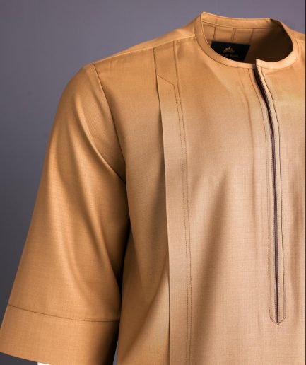 Tortilla brown 3/4 sleeve kaftan.