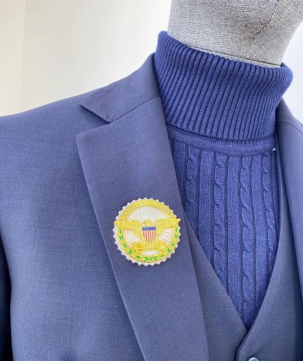 A Navy Blue Bespoke “Peaky Blinders” Notch Lapel Suit