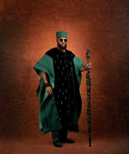 The “Regalia”Agbada.