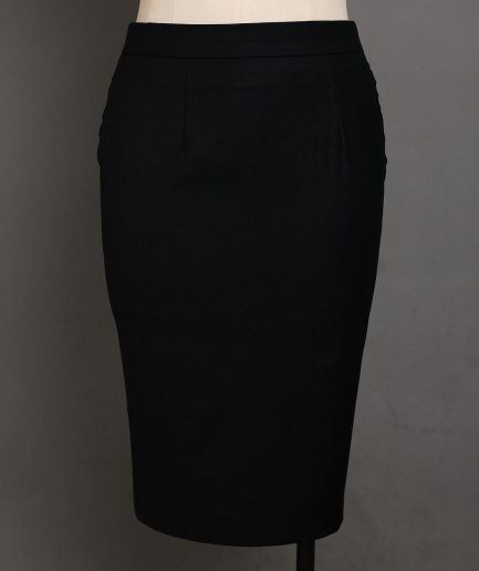 A Charcoal Black Notch Lapel Suit.