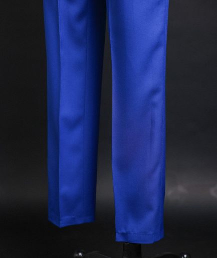 A Cobalt Blue, Shawl Lapel Suit.