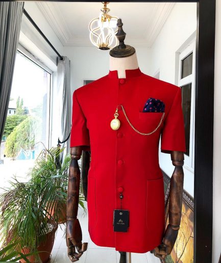 A Tomato Red Reloaded “French“ Safari Suit