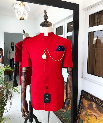 A Tomato Red Reloaded “French“ Safari Suit