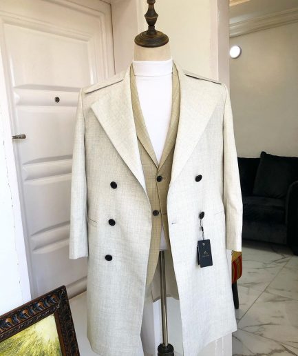 An Ivory White “No Longer At Ease” Suit