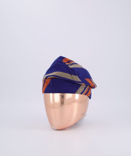 A Blue Yoruba traditional hat or fila
