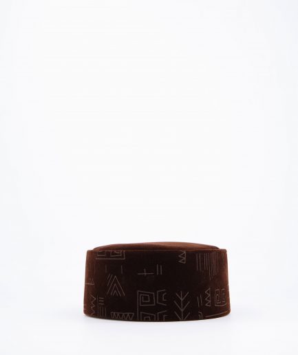 The Chocolate Brown Round Cap