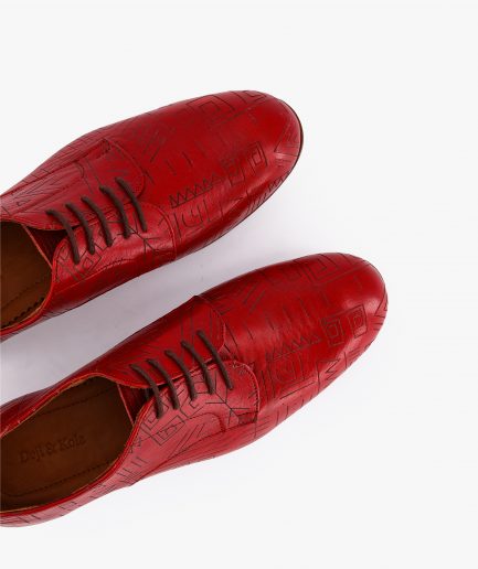 DKDB 02 - Derby Shoe (Red)