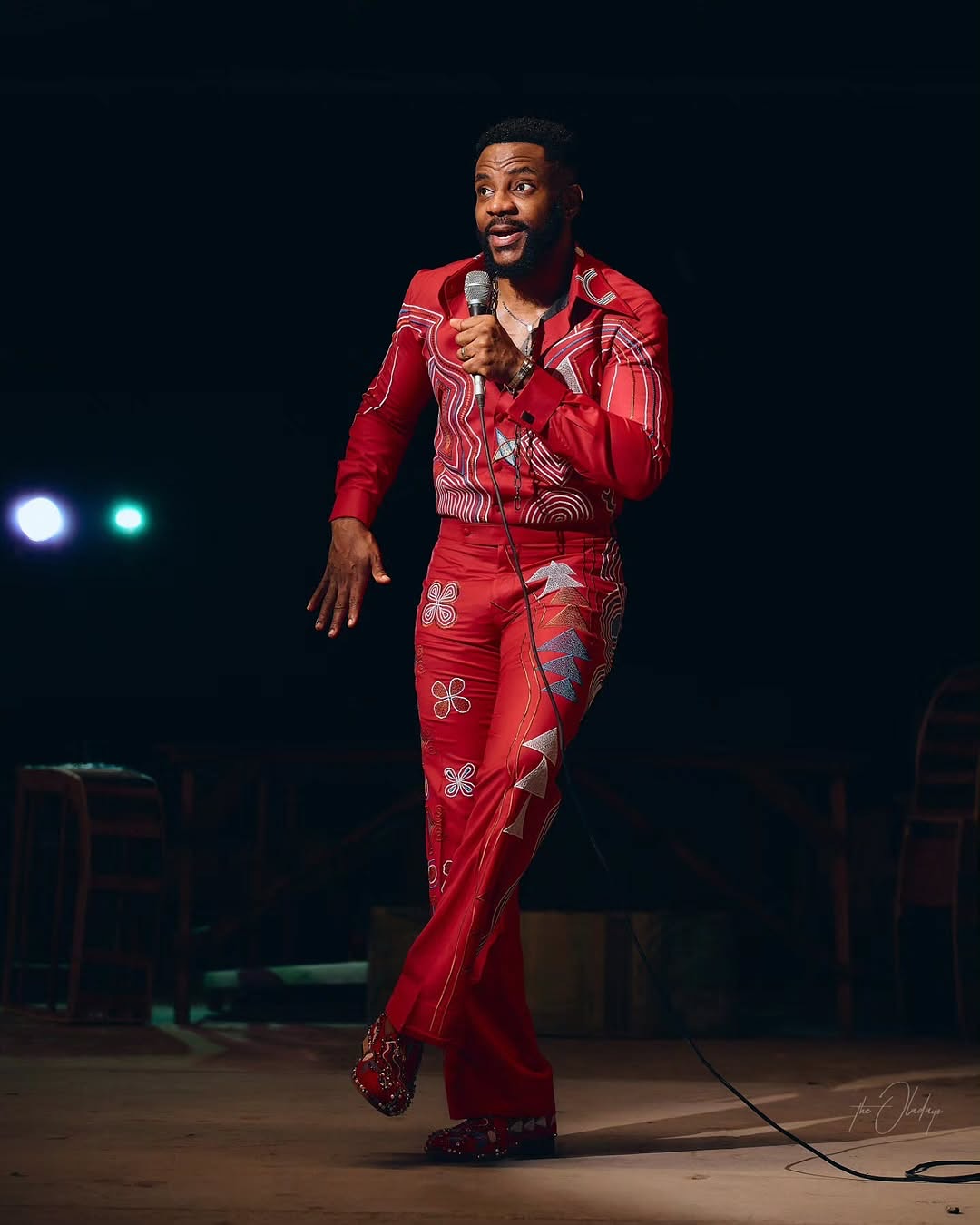 Ebuka in Anikulapo Arewa Jumpsuit