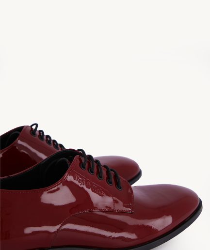 DKDB 05 - Derby Shoe (Glossy Burgundy)
